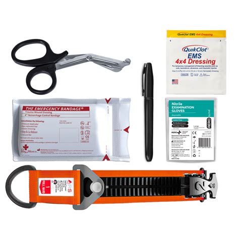 RAPIDSTOP Bleeding Control Kits Small Plastic Pouch EMS Dressing