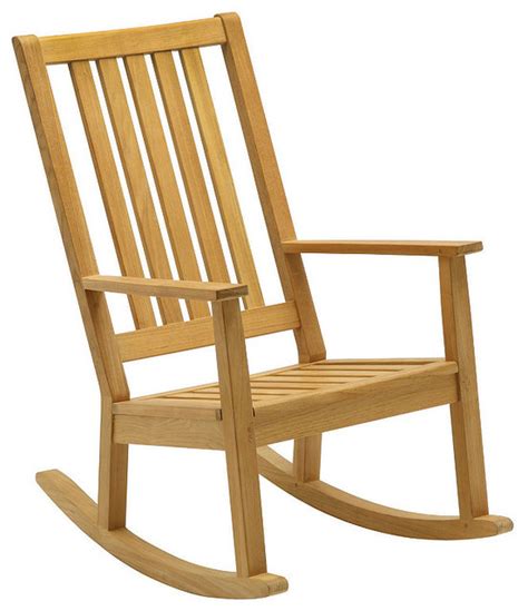 Teak Porch Rocker Contemporary Outdoor Rocking Chairs By Frontgate