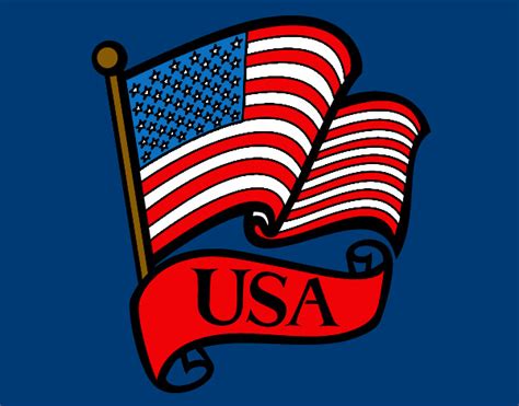 Dibujo De La Bandera De Estados Unidos Pintado Por Balma En El Día 29 07 12 A Las 17