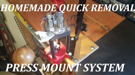 Homemade Reloading Press Mounting Block System For An Easy Hot Swap