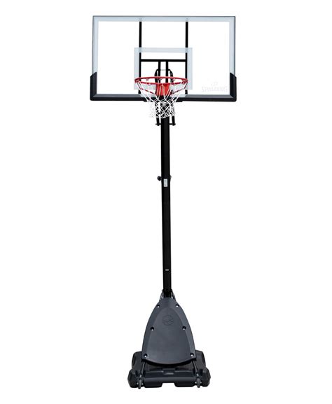Spalding Nba 54 Portable Angled Basketball Hoop With Polycarbonate