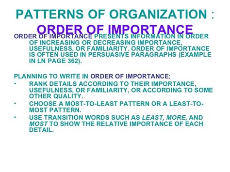 ️ What is order of importance. Order of importance meaning. 2019-01-19
