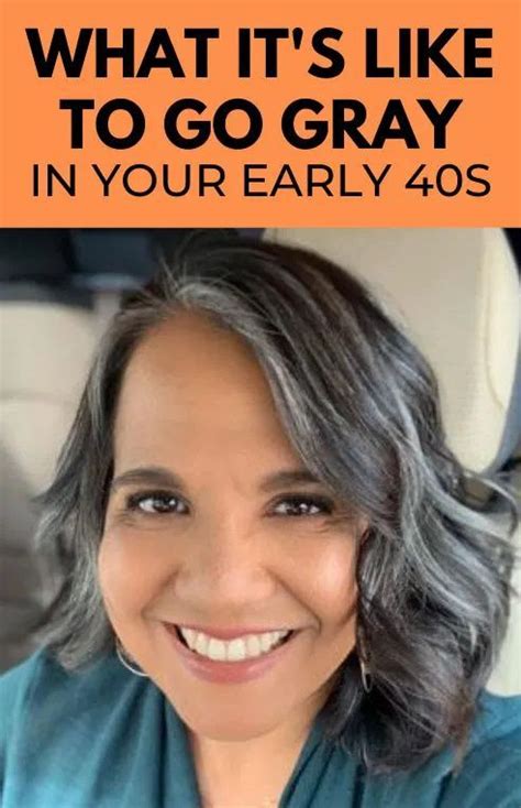 Diana Embraced Her Gray Hair At 42 And Did It Through A Really Unusual