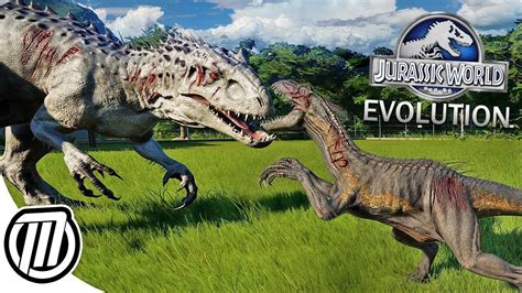 Jurassic World Evolution Indoraptor Vs Indominus Rex Who Would Win Youtube