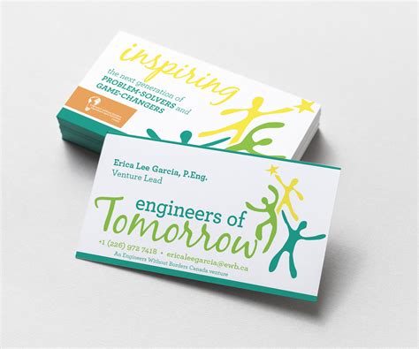 Being a printed easy customer means having the freedom to order whatever you like. Engineers of Tomorrow Business Cards - EMDASH DESIGN