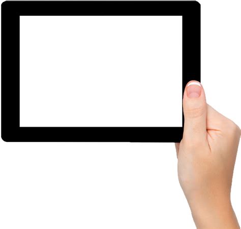 Tablet In Hand Png Image Transparent Image Download Size 1130x1078px