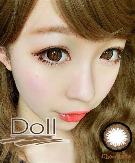 Purchase Doll Cute Colored Contact Lenses Large Eyes Chocolate Contact Lenses Colored Colored