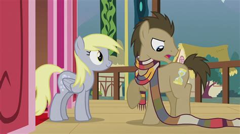 Image Dr Hooves Wearing A Long Scarf S5e9png My Little Pony
