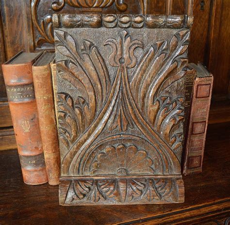Antique English Carved Oak Wood Architectural Fragment Etsy Carving