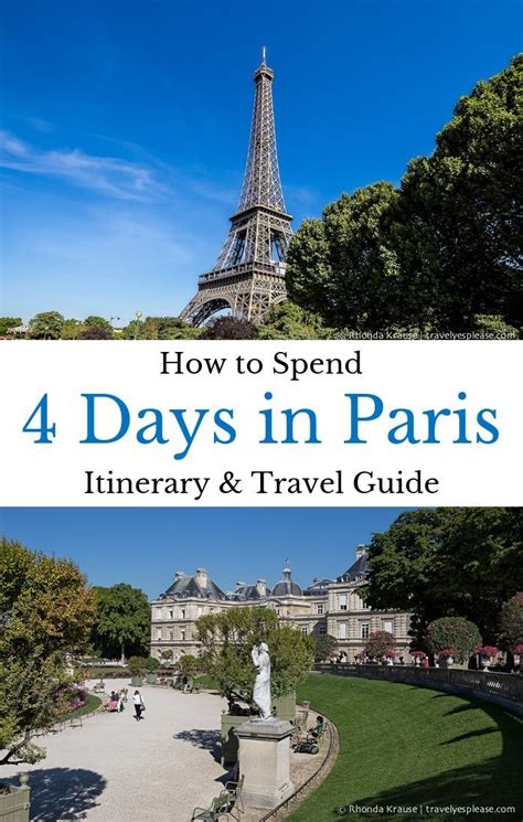 How To Spend 4 Days In Paris Our Itinerary 4 Days In Paris European