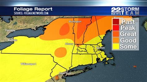 Fall Foliage Nearing Its Peak In Western Massachusetts Wwlp