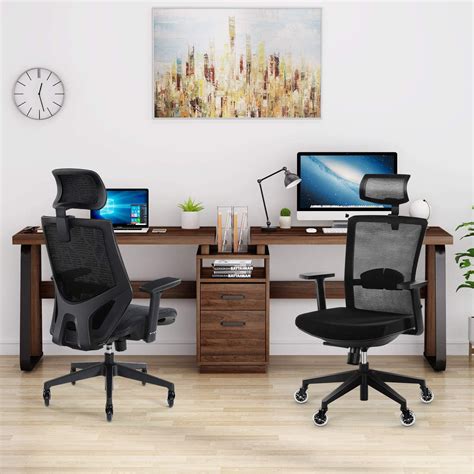 Two Person Desk Home Office Buy Tribesigns Two Person Desk With