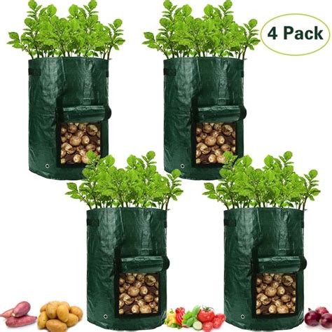 Potato Grow Bags 10 Gallon Plant Growing Bag For Vegetables Tomato