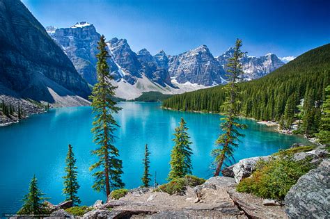 Tlcharger Fond Decran Moraine Lake Parc National Banff Lac