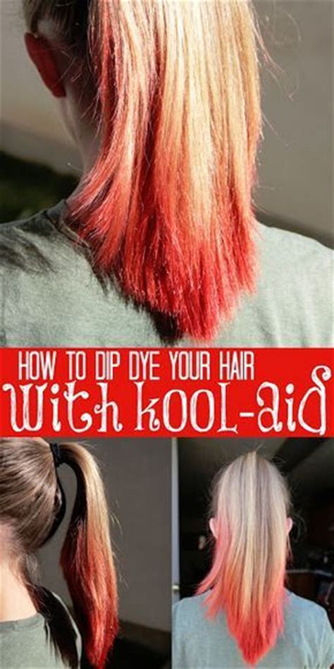 How To Dip Dye Your Hair With Kool Aid Tips From A Typical Mom Dip