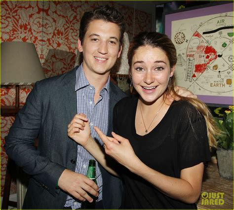 Shailene Woodley And Miles Teller Spectacular Now Screening Photo