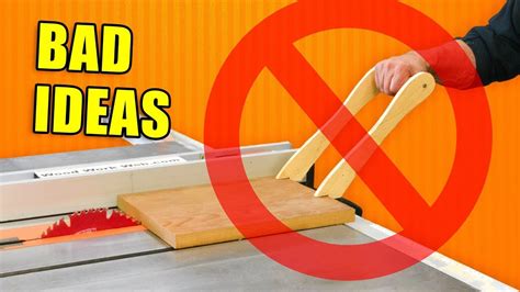 Bad Ideas In Woodworking Workshop Fails Youtube
