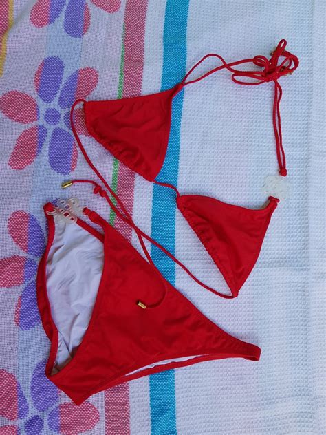 Skimpy Red Bikini Women S Fashion Swimwear Bikinis Swimsuits On