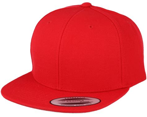 Kids Youth Red Snapback Yupoong Caps
