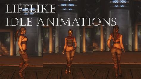 Tes V Skyrim Lifelike Idle Animations Youtube