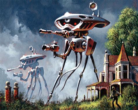 Portadas De Libros The War Of The Worlds Arte Sci Fi Sci Fi Art Arte