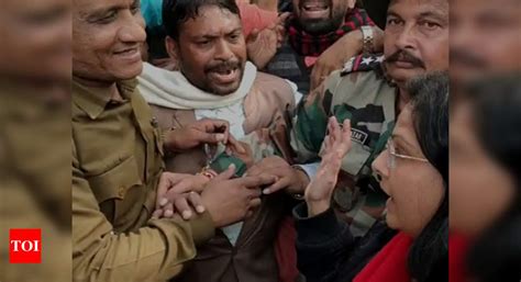 Madhya Pradesh Woman Ias Officer Slaps Bjp Worker During Pro Caa Rally