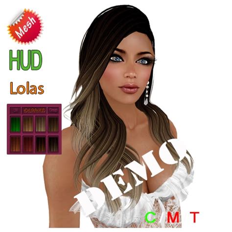 second life marketplace demo edelstore woman mesh hair camila all colors
