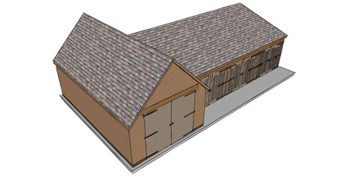T Shaped Garage Scheme The Stable Company