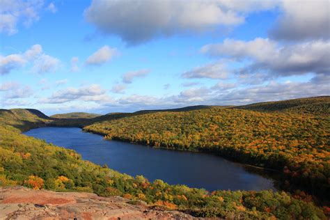 Lake Of The Clouds Porcupine Mountains State Park Mi Mountain States