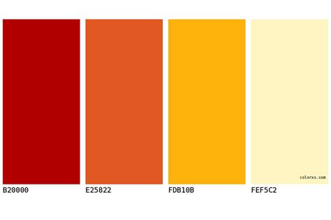 Pantone 1235 C Color Palettes