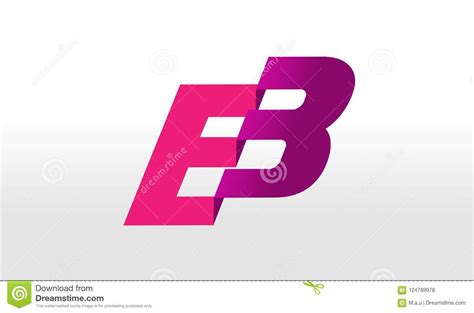 Logotipo Do Eb Vetor Do Projeto De Letra Ilustra O Do Vetor Ilustra O De Tecnologia Forma