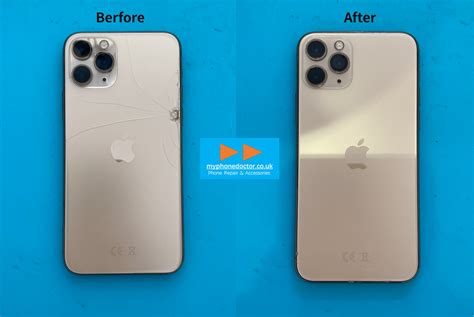 Back Glass Replacement Before And After Comparison