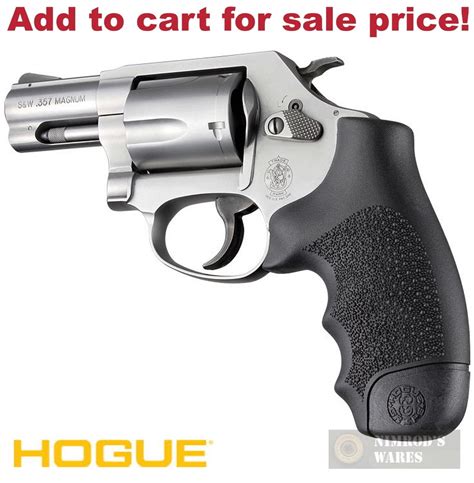 Hogue Sandw J Frame Round Butt Revolver Mono Grip 60000 Nimrods Wares