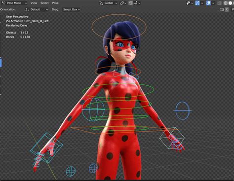 3d Model Miraculous Ladybug Animated Rigged Update 2022 Vr Ar Low