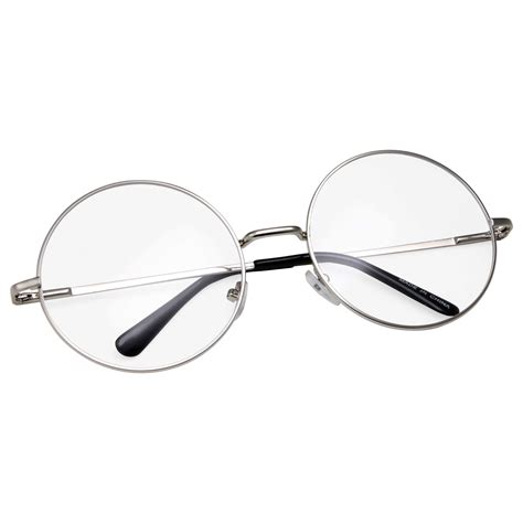 Grinderpunch Non Prescription Round Circle Frame Clear Lens Glasses