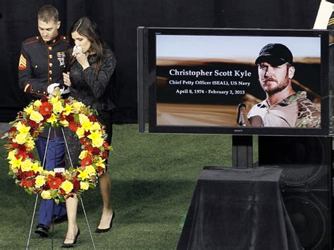 Chris Kyle Memorial Thousands Attend Memorial For Ex Navy Seal At