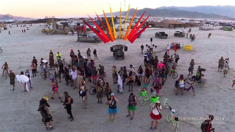 Drones View Of Burning Man 2014 Youtube