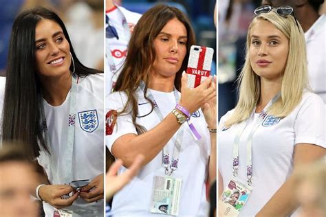 Englands World Cup Wags In The Stands To Watch Their Other Halves Kick