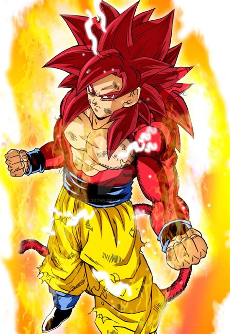 Goku Super Saiyan God 4 By Al3x796 On Deviantart Dragon Ball Super