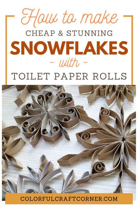Easy And Beautiful Diy Toilet Paper Roll Snowflakes How To Make