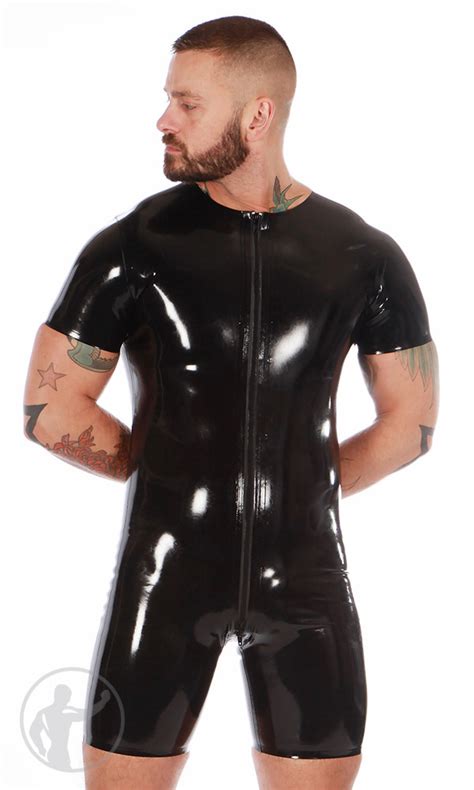 Mens Latex Surfsuit With Thru Zip