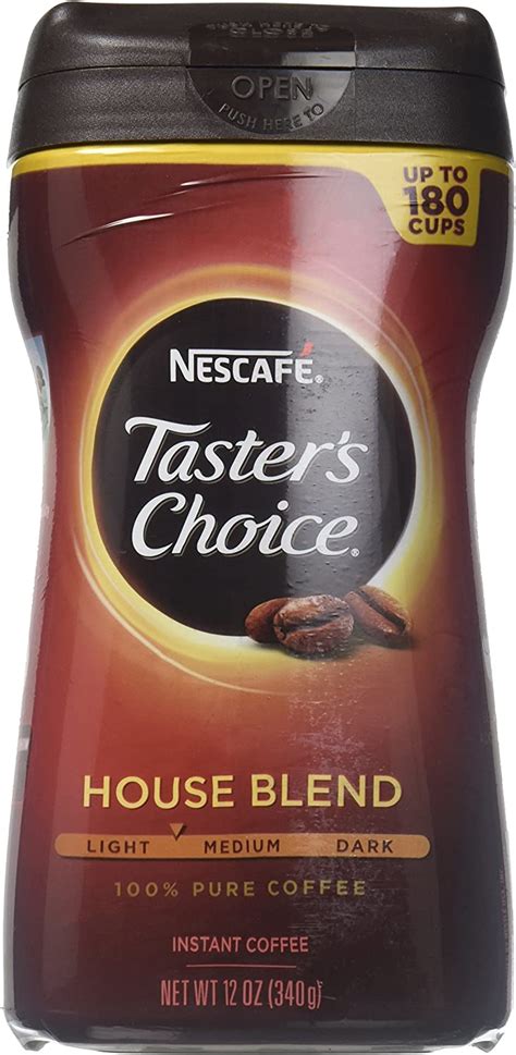 Tasters Choice Original House Blend Instant Coffee 12