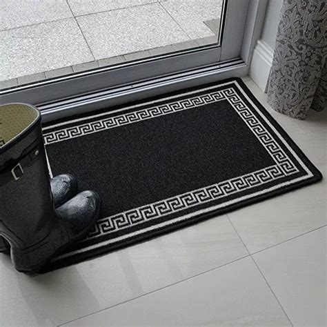 Amazon Co Uk Black Doormats Inside Door Mat Black Inside