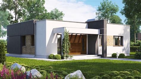 86 M² A Compact Modern Two Bedroom House With Large