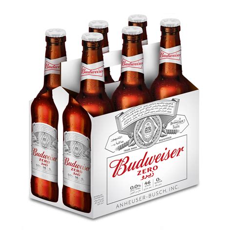قم بشراء Budweiser Zero Bottle 330ml Online At Best Price من الموقع