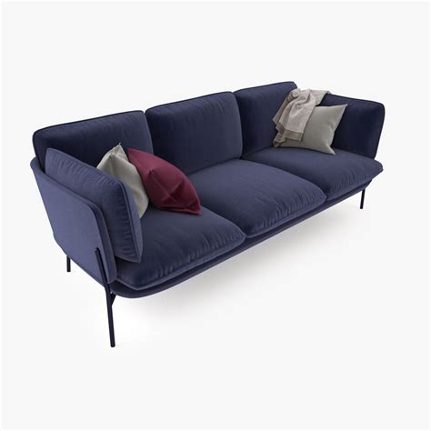 Tradition Cloud Seater Sofa 3d Max