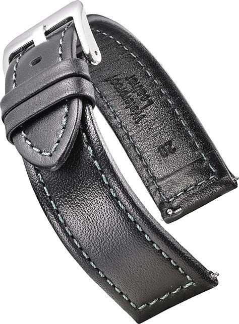 Alpine Genuine Waterproof Leather Watch Band With Quick Release Spring
