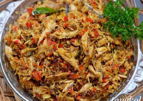 Resep dan cara memasak ayam suwir pedas yang lezat, menggugah selera, dan bikin nagih. Resep Tongkol suwir pedas oleh Susi Agung - Cookpad