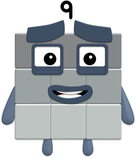 Numberblock Nine With My Updated Rigs By 22rho2 On Deviantart