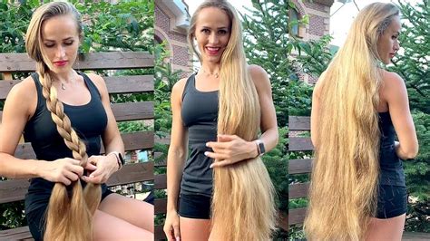 Realrapunzels Fit Blonde Rapunzel Outside Preview Youtube